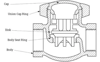 Lift Check Valve Structural Diagram