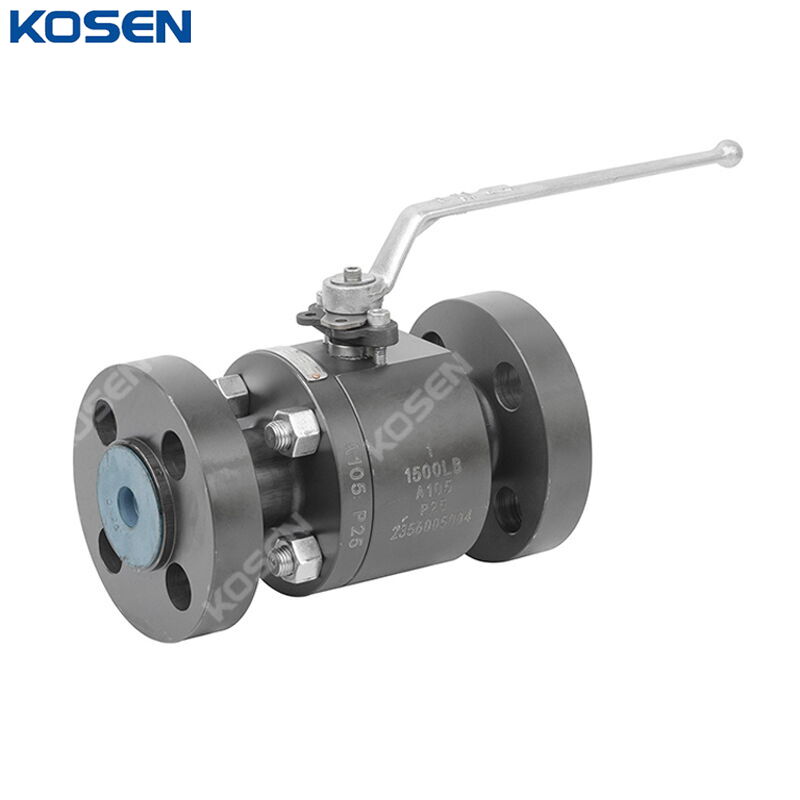 2 Piece Floating Ball Valve, API 6D, ASTM A105, 1 IN, CL1500
