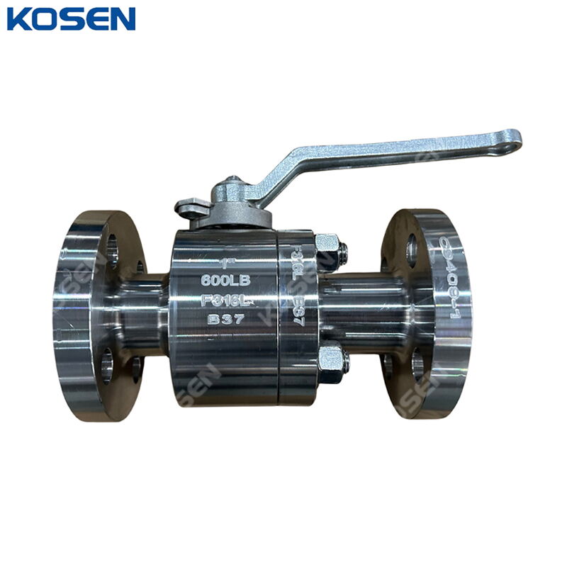 API 6D Floating Ball Valves, A182 F316L, 1 Inch, 600 LB, RF