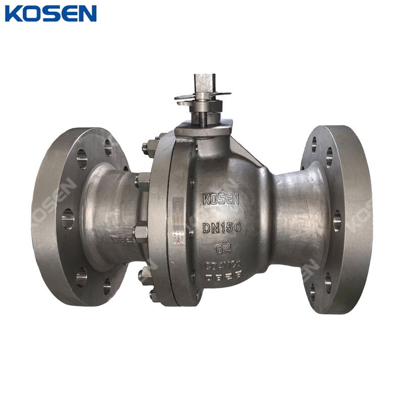 ASTM A351 CD4MCU Floating Ball Valve, API 6D, DN150, PN64