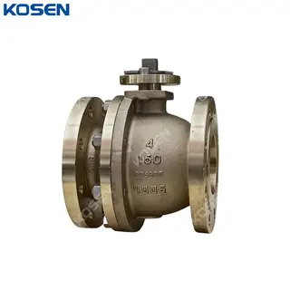 Aluminum Bronze Floating Ball Valves, C95800, 4 Inch, 150 LB