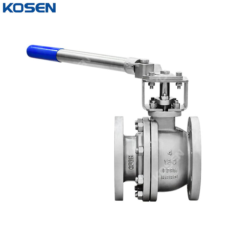 Spring Return Floating Ball Valve, API 6D, A351 CF8M, 4 Inch