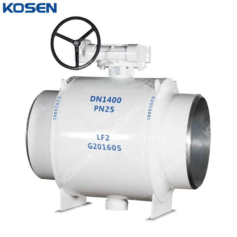 ASTM A350 LF2 Ball Valve, API 6D, DN1400, PN25, 56 IN, BW
