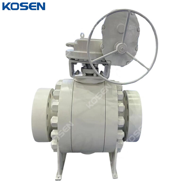 API 6D Ball Valve, ASTM A105N, CL600, Metal Seated, RF Ends