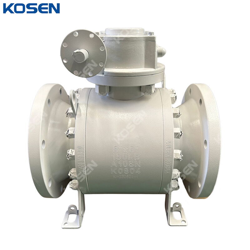 API 6D Metal Seated Ball Valve, ASTM A105N, 8 * 6 IN, 150 LB