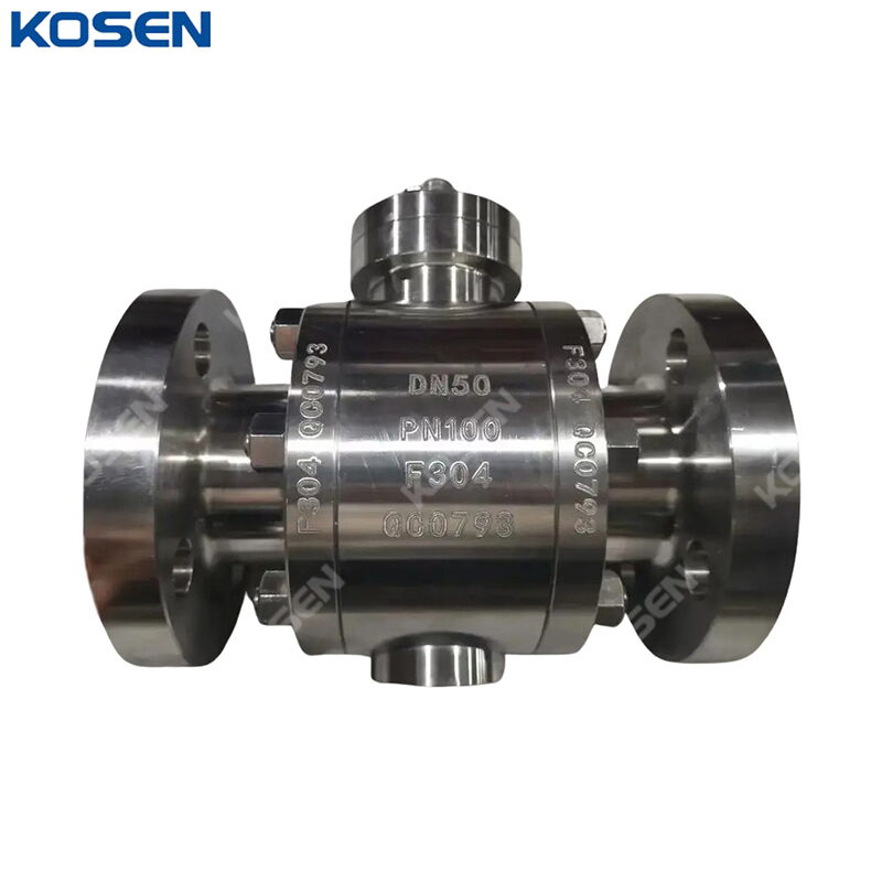 ASTM A182 F304 Metal Seated Ball Valve, API 6D, 2 IN, CL600