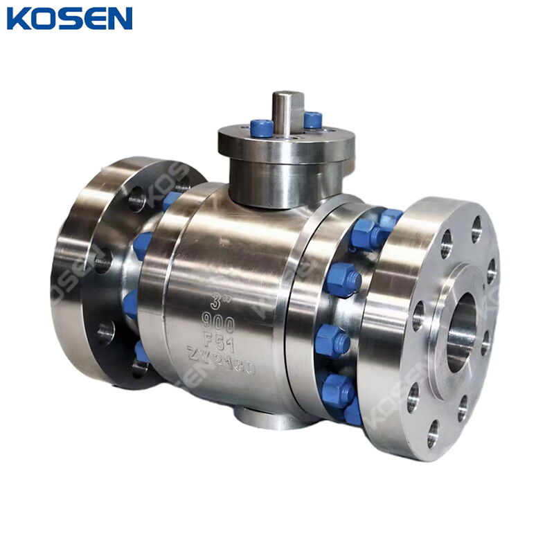 ASTM A182 F51 Ball Valve, API 6D, 3 IN, 900 LB, Metal Seated