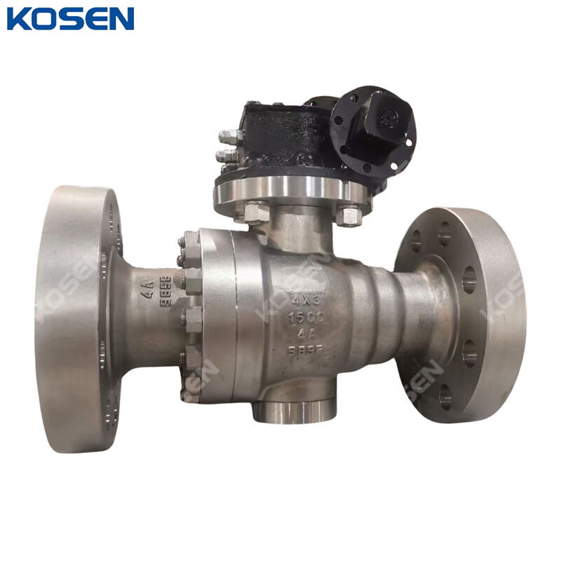 ASTM A890 4A Ball Valve, API 6D, 4 * 3 IN, CL1500, Hard Seal