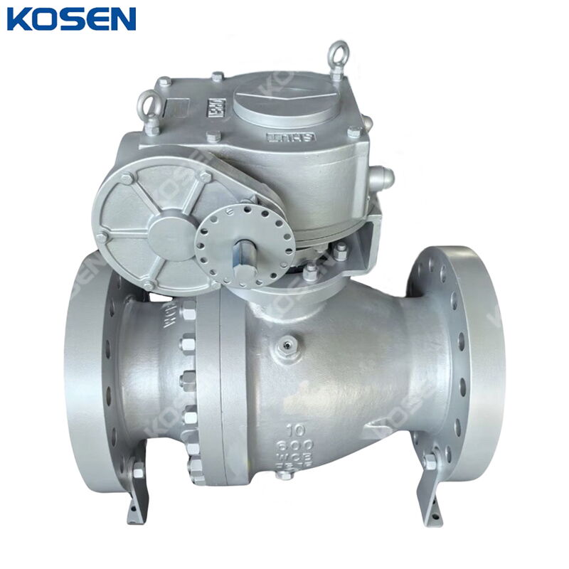 Hard Seal Trunnion Ball Valve, A216 WCB, 10 Inch, CL600, RF