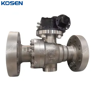 ASTM A890 4A Ball Valve, API 6D, 4 * 3 IN, CL1500, Hard Seal