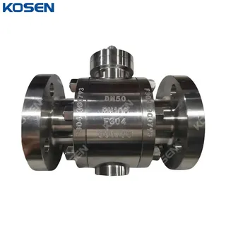 ASTM A182 F304 Metal Seated Ball Valve, API 6D, 2 IN, CL600