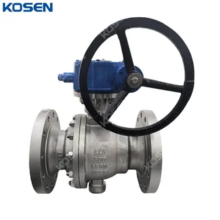 ASTM A351 CF8M Ball Valves, API 6D, 8*6 IN, CL300, Hard Seal