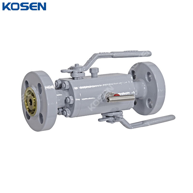 ASTM A105N DBB Ball Valve, API 6D, 1/2 IN, CL900, 1 PC, RTJ
