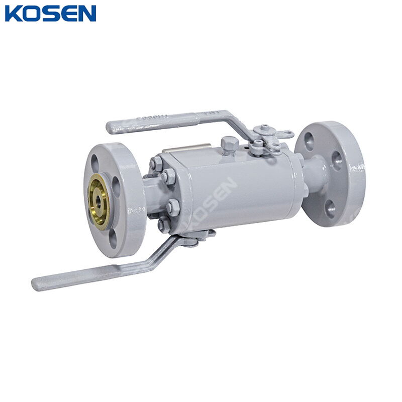 ASTM A105N DBB Ball Valves, EEMUA 182, 1/2 IN, 900 LB, RTJ
