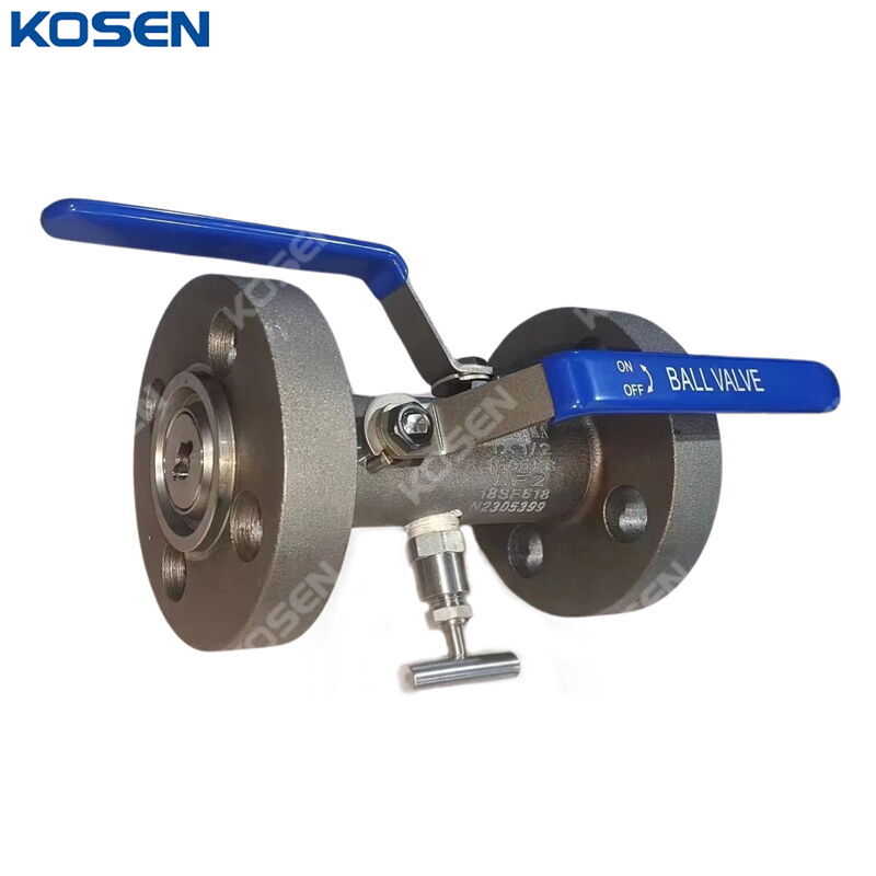 ASTM A350 LF2 DBB Ball Valve, API 6D, 1 Inch, 1500 LB, RTJ