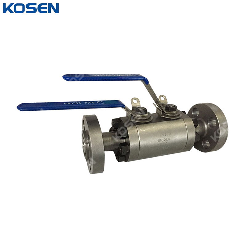 ASTM A350 LF2 DBB Ball Valves, API 6D, 1/2 IN, CL1500, Lever