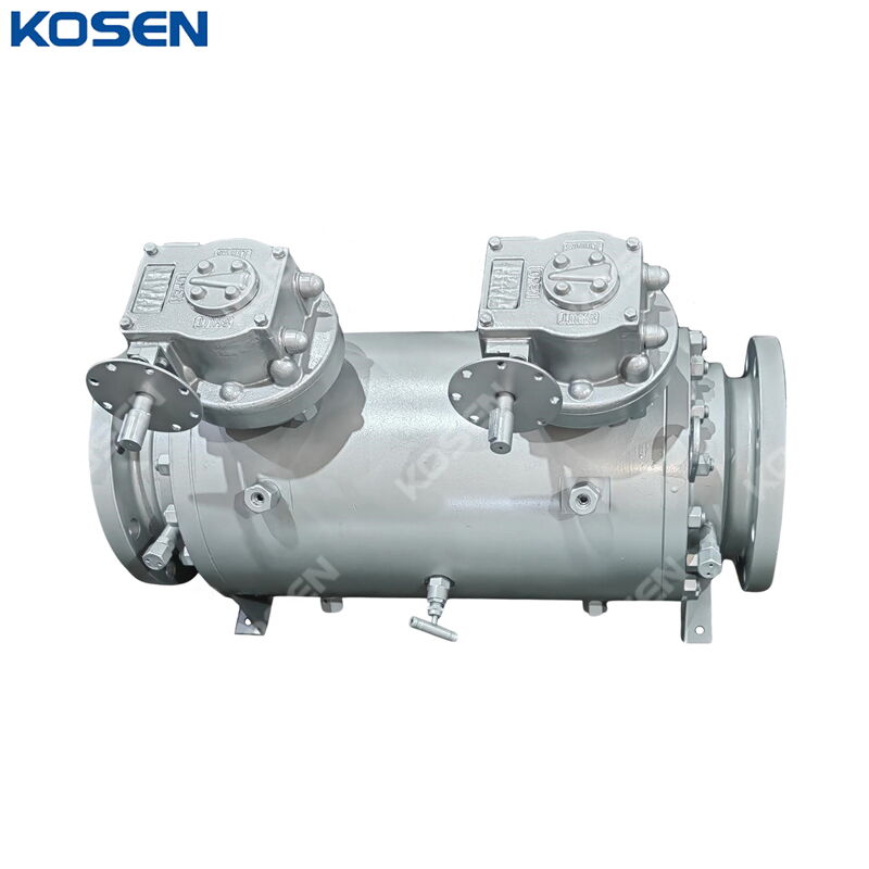 DBB Trunnion Ball Valve, BS 5351, ASTM A105N, 8 Inch, CL150