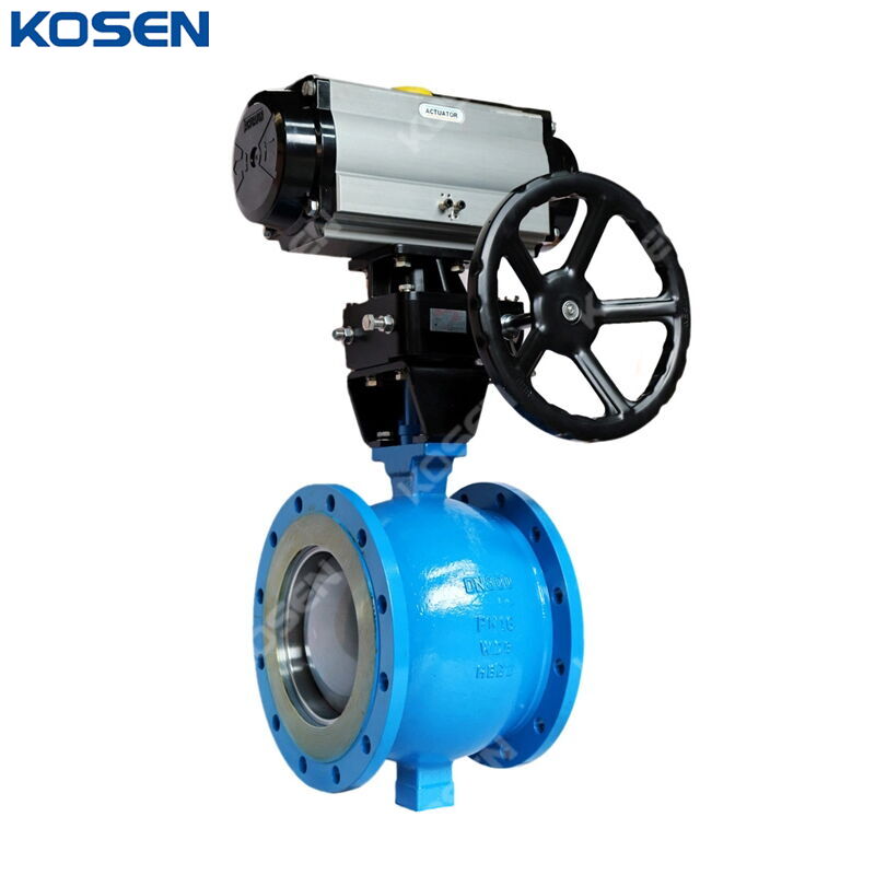 Pneumatic Actuated Segment Ball Valve, A216 WCB, DN300, PN16