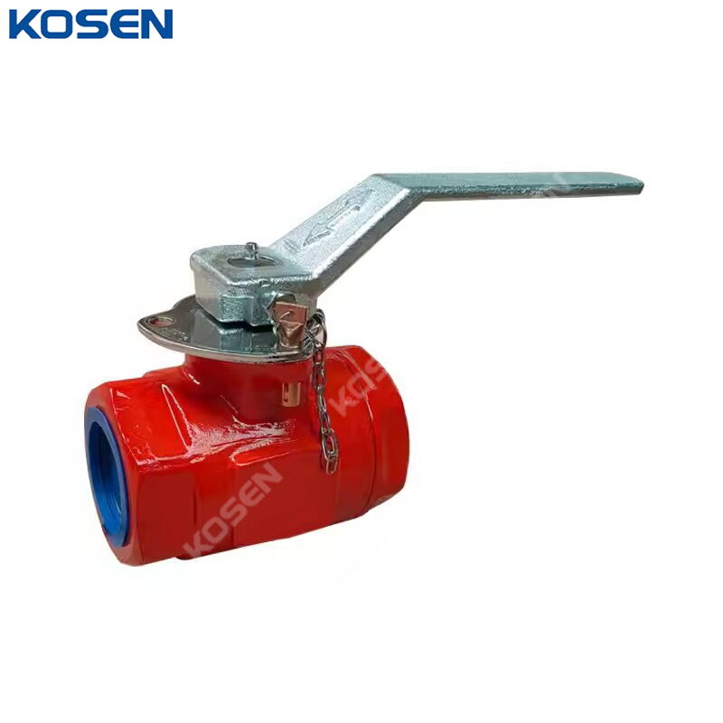 2PC Threaded Ball Valve, ASTM A216 WCB, 5000 PSI, NPT