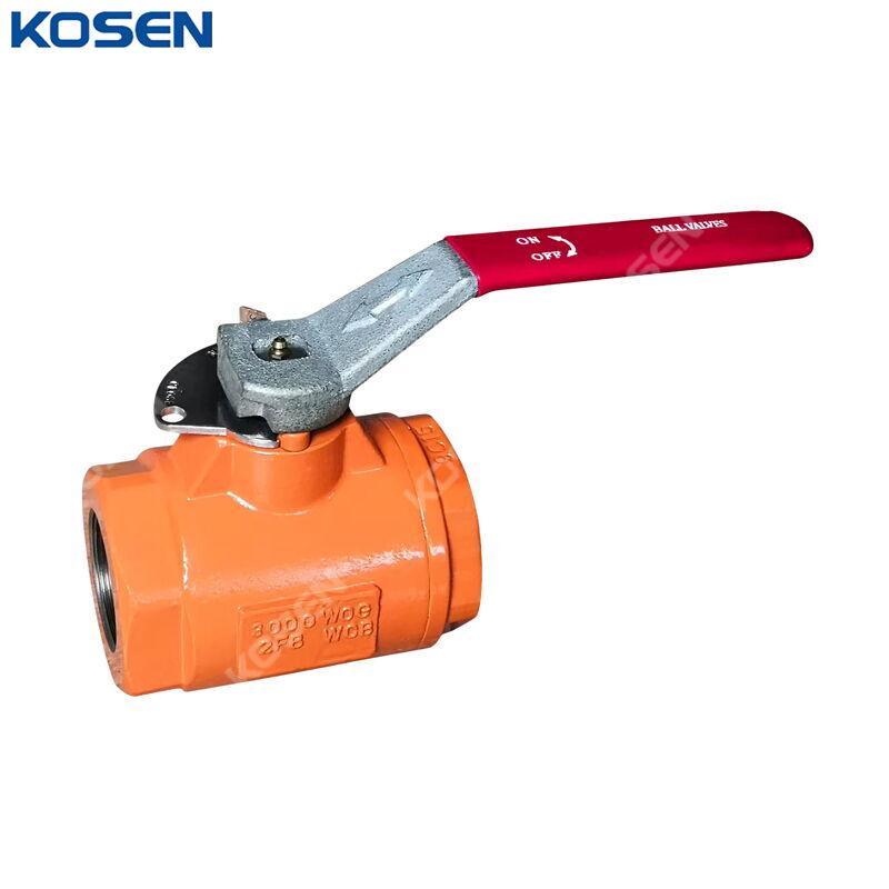ASTM A216 WCB Ball Valve, 2 Piece, 2 Inch, 3000 PSI, FP, NPT