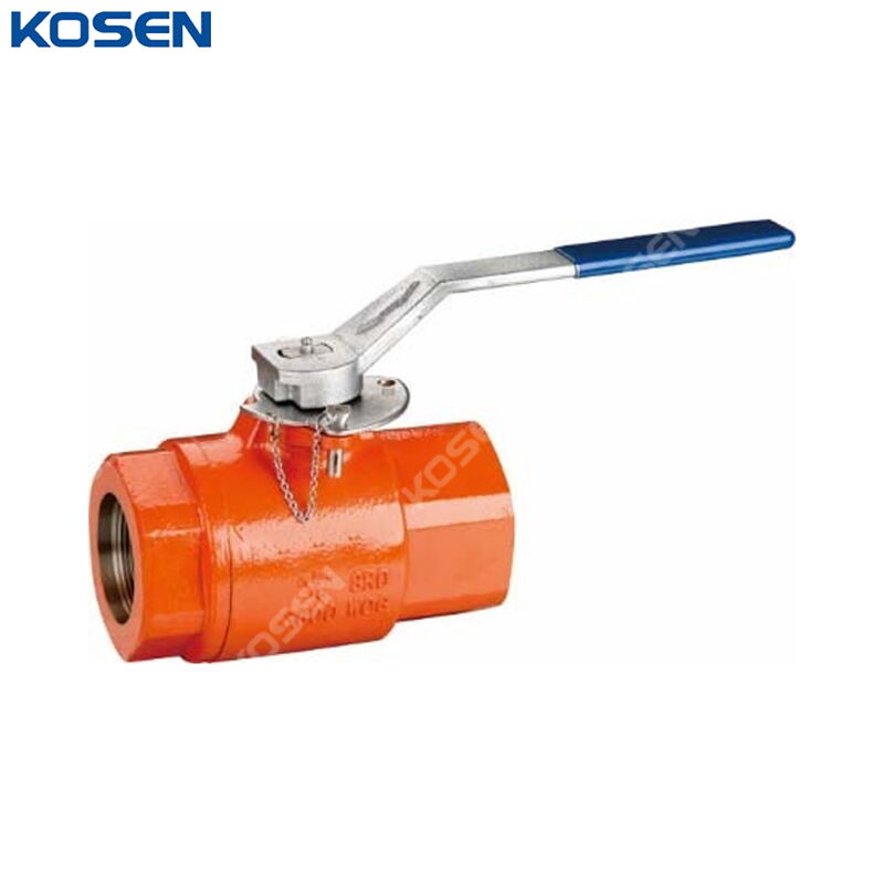 Full Port Ball Valve, ASTM A216 WCB, 3600 PSI, EUE, NPT