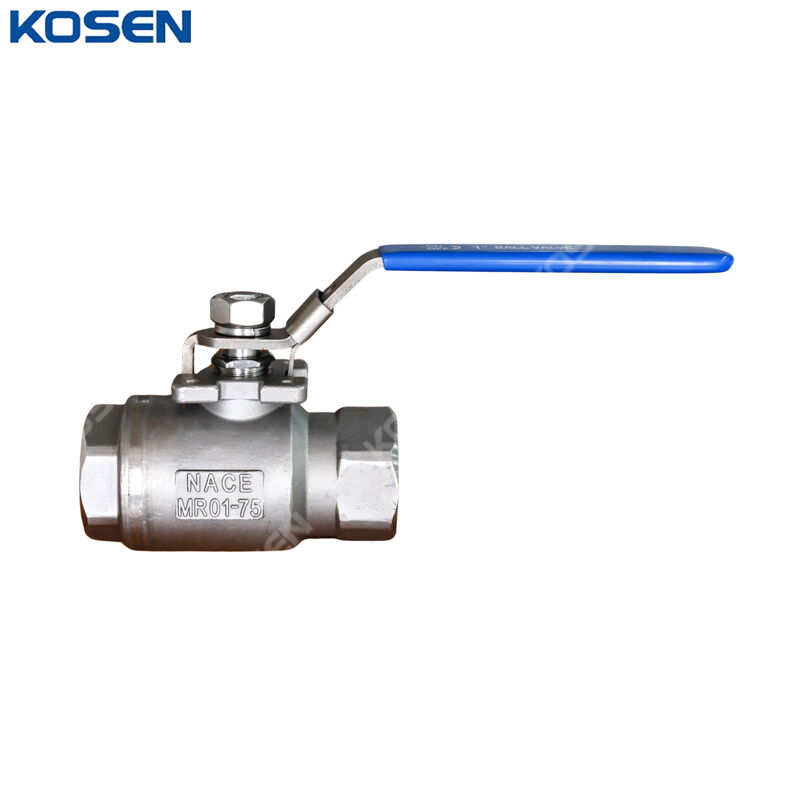 NACE MR0175 Ball Valve, ASTM A351 CF8M, 1 IN, 3000 PSI, NPT