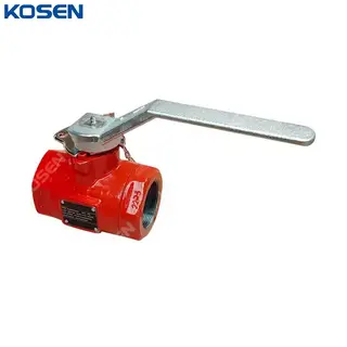 ASTM A216 WCB Oilfield Ball Valve, 5000 PSI, Full Port, 2 PC