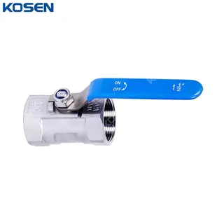 ASTM A351 CF8 Ball Valve, 1-1/2 IN, 1000 PSI, 1 Piece, NPT