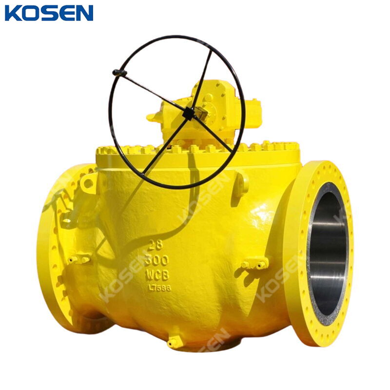 ASTM A216 WCB Top Entry Ball Valve, API 6D, 28 Inch, CL300