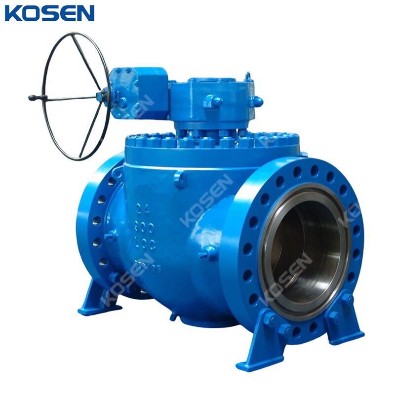 ASTM A352 LCC Ball Valve, API 6D, 24 Inch, CL900, Top Entry