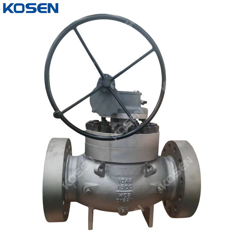 Reduced Bore Top Entry Ball Valve, API 6D, A216 WCB, 10*8 IN