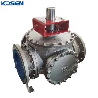 T Type Three Way Ball Valve, API 6D, A351 CF8M, 12 IN, CL150