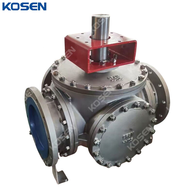 T Type Three Way Ball Valve, API 6D, A351 CF8M, 12 IN, CL150