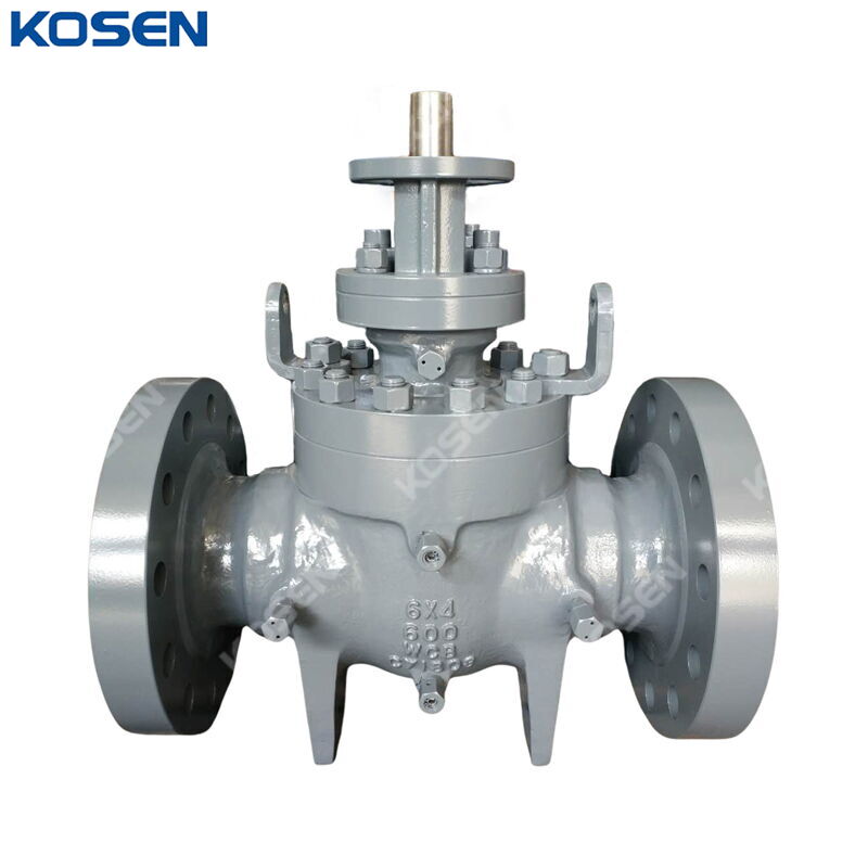 Top Entry Trunnion Ball Valve, API 6D, WCB, 6 * 4 IN, 600 LB