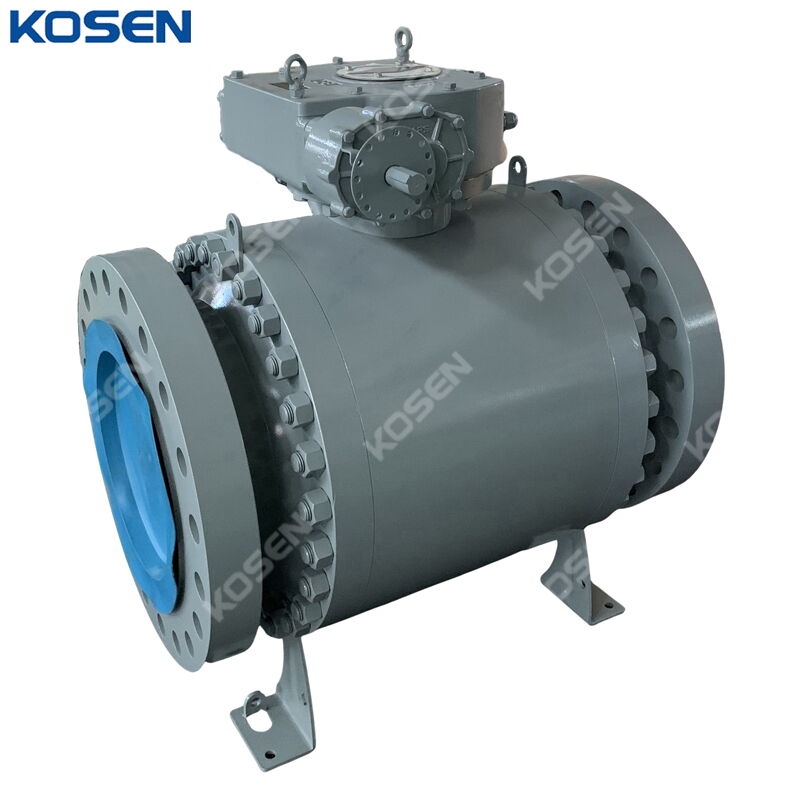 3-piece Fixed Ball Valve, API 6D, ASTM A105N, 16 Inch, CL600