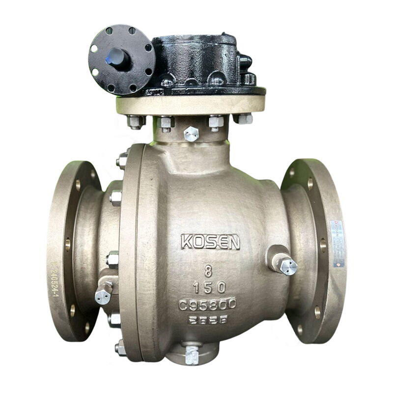 Aluminum Bronze Ball Valve, API 6D, B148 C95800, 8 IN, CL150