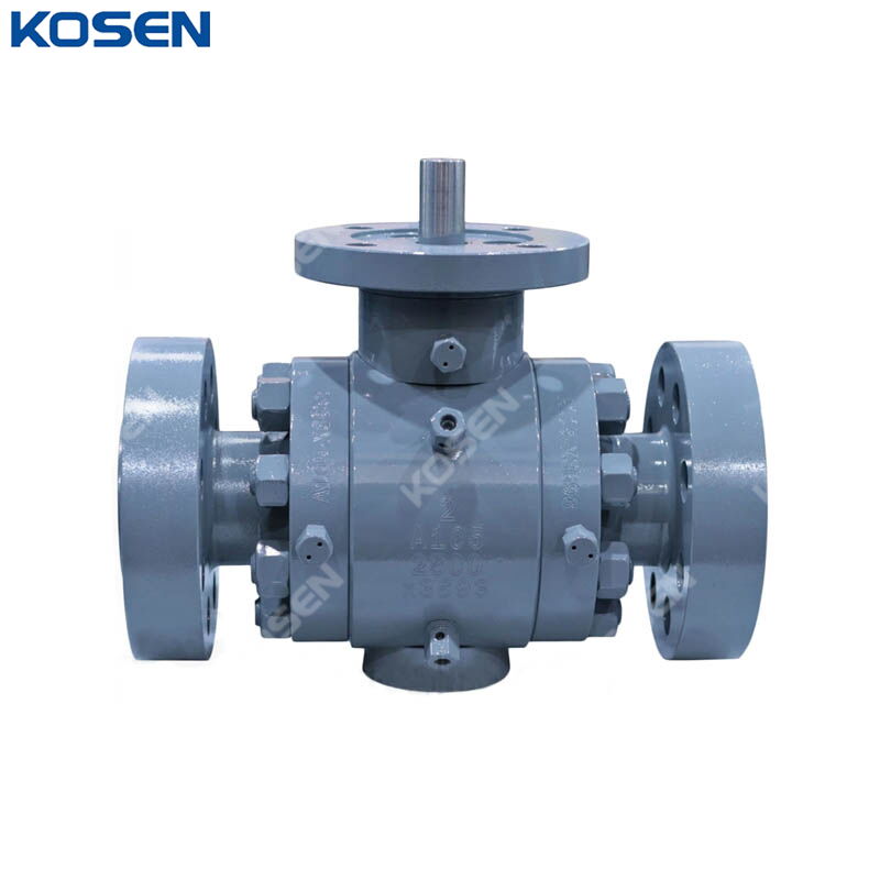 ASTM A105 Trunnion Mounted Ball Valve, 2 Inch, 2500 LB, RTJ