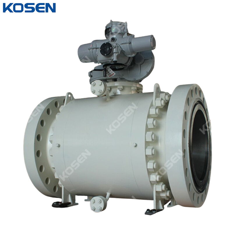ASTM A105N Trunnion Ball Valves, API 6D, Electric, Custom