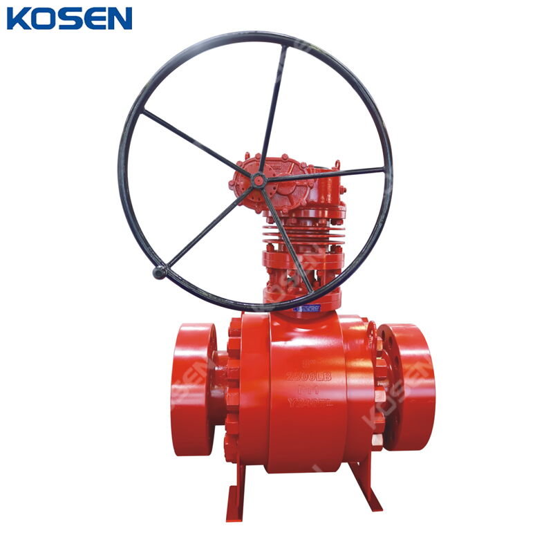 ASTM A182 F11 Ball Valve, 8 Inches, 2500 LB, Metal Seal, RTJ