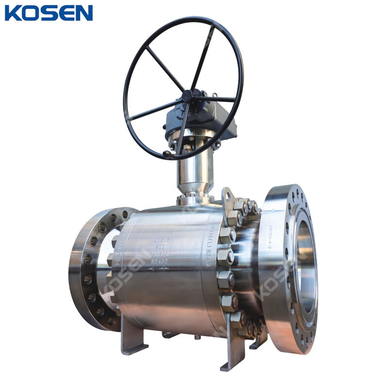 ASTM A182 F316L Cryogenic Ball Valve, 20*16 Inch, CL900, RTJ