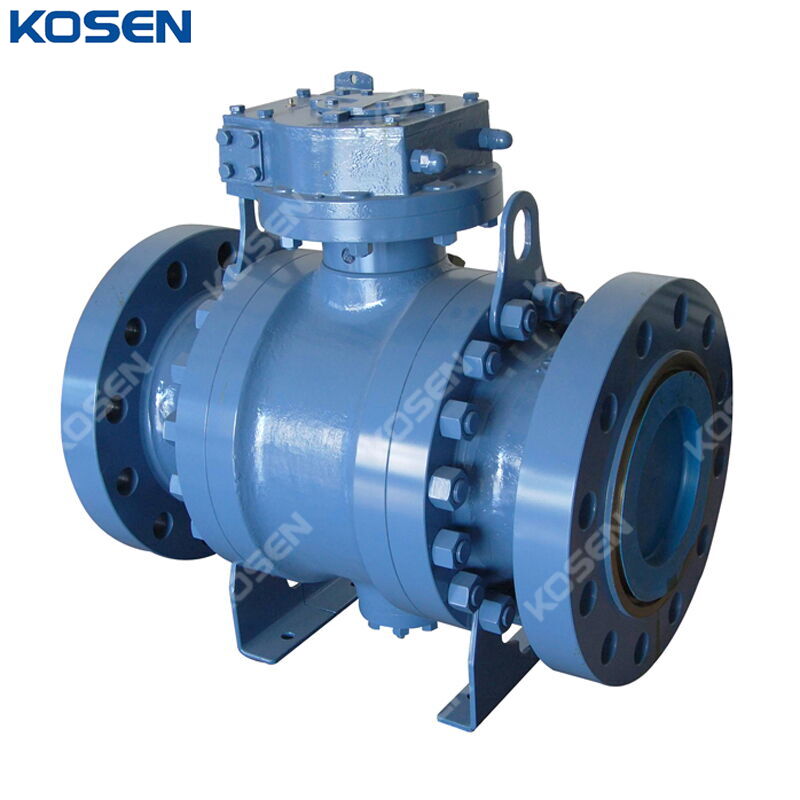 ASTM A216 WCB Trunnion Ball Valves, API 6D, 8 IN, CL900, RTJ