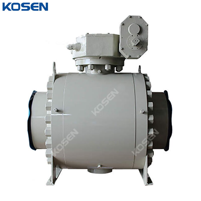 ASTM A350 LF2 Trunnion Ball Valves, API 6D, 28 IN, CL600, BW