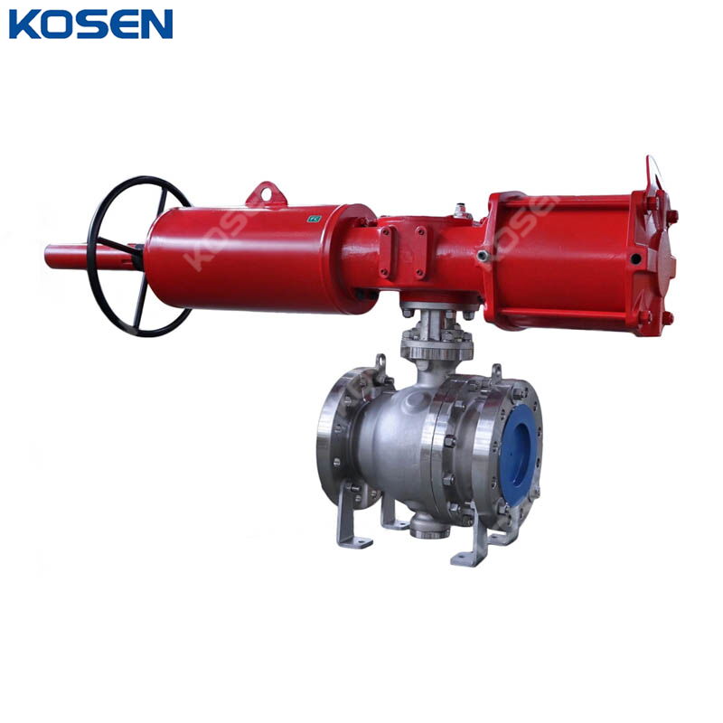 ASTM A351 CF8 Ball Valve, 2-48 Inch, 150-2500 LB, Pneumatic