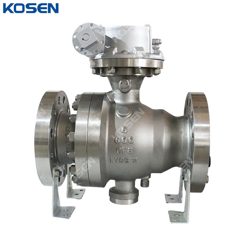 ASTM A351 CF8 Trunnion Ball Valve, API 6D, 8 IN, 600 LB, RF