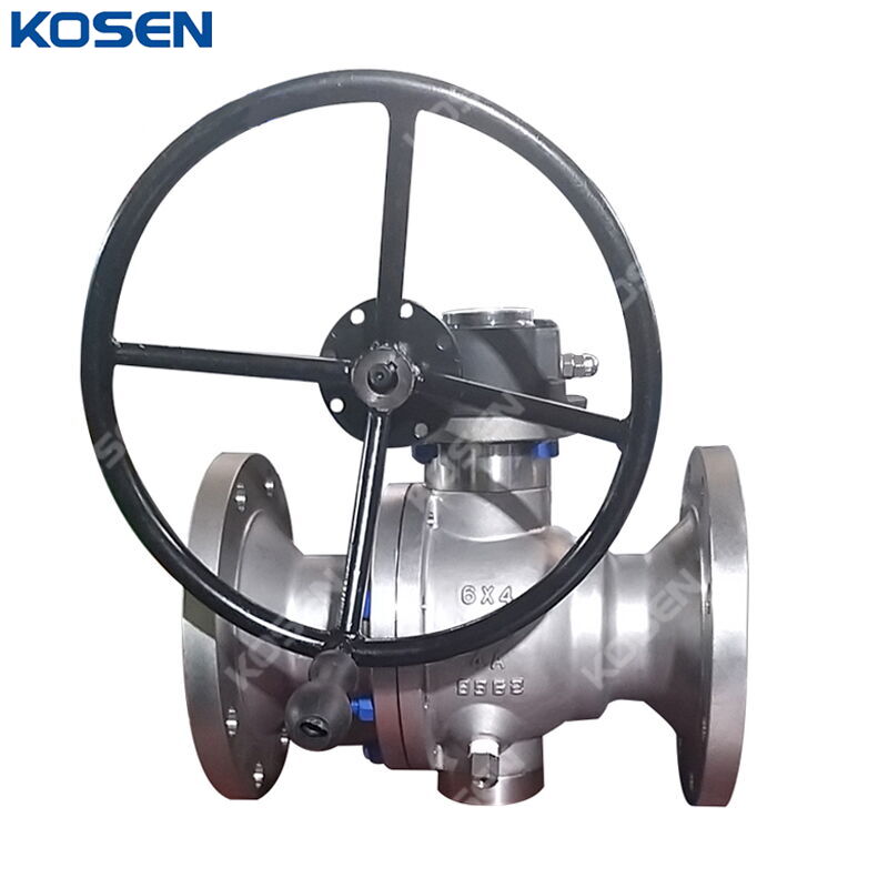 ASTM A890 4A Trunnion Ball Valve, API 6D, 6 * 4 Inch, 150 LB