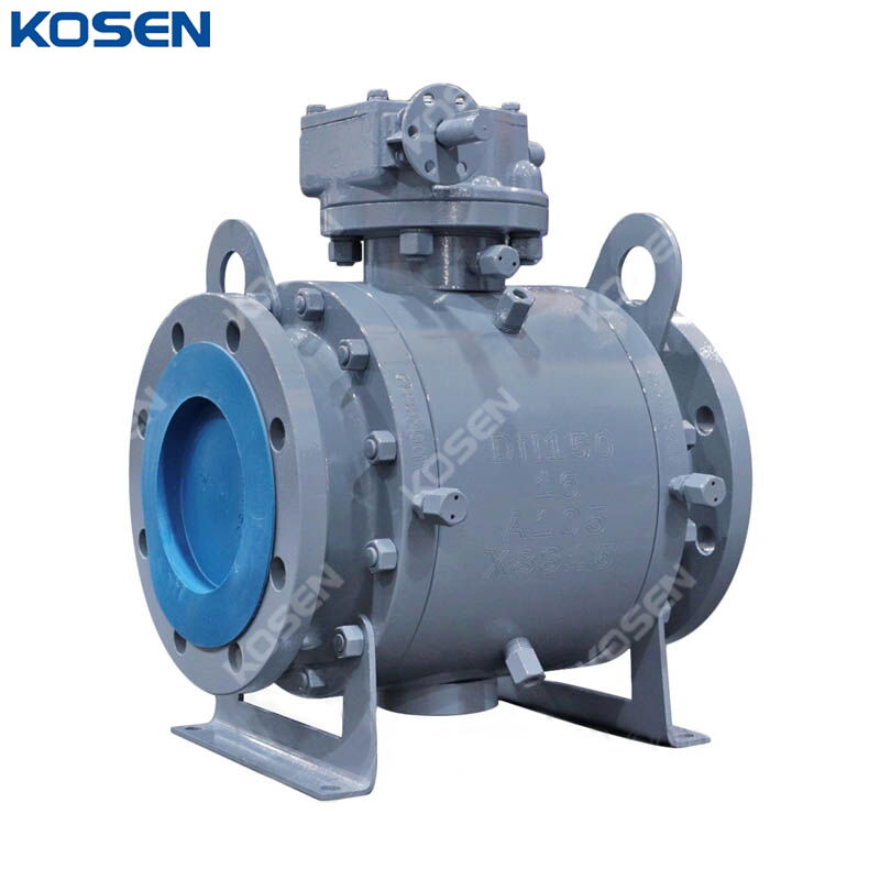 Carbon Steel Trunnion Ball Valves, ASTM A105, DN150, PN100