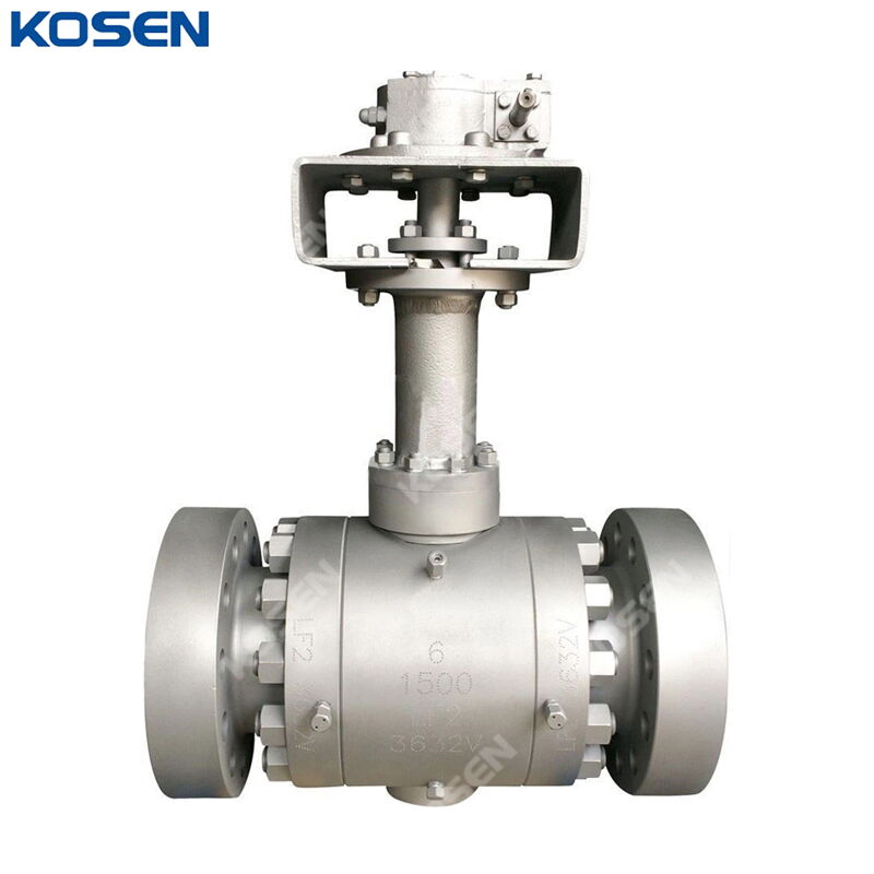 Cryogenic Trunnion Ball Valve, API 6D, LF2, 6 IN, CL1500, RTJ