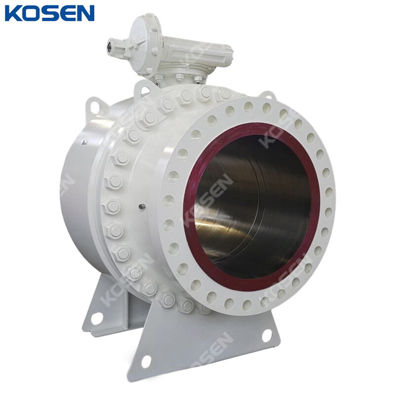 Custom Trunnion Mounted Ball Valve, API 6D, A105, RF Flanged