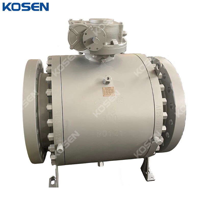 Forged Steel Trunnion Ball Valve, API 6D, ASTM A105N, 16 IN