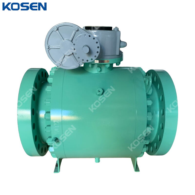 Full Bore Trunnion Ball Valve, API 6D, A105N, 3 PC, Custom